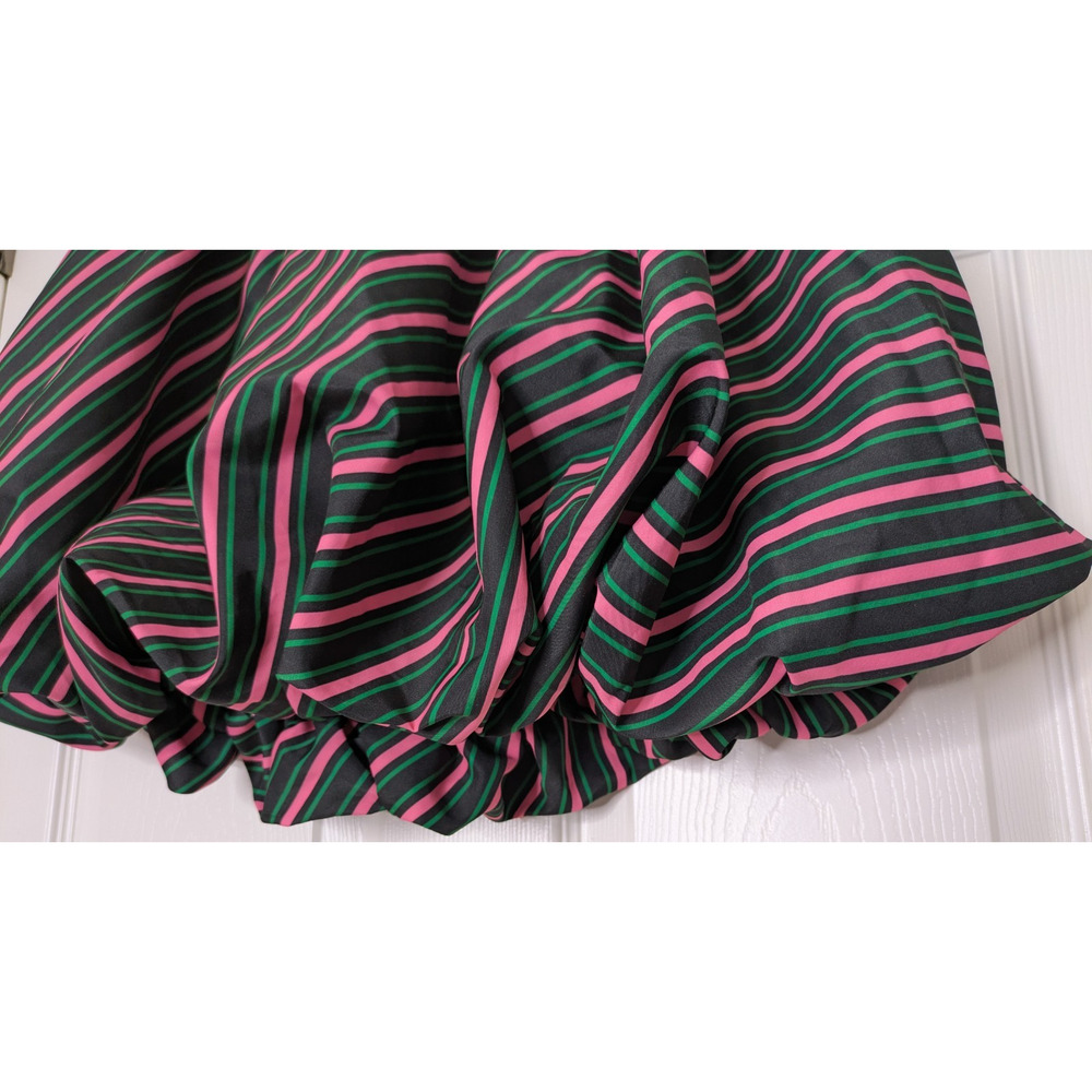 Adult Wicked Striped Bubble Graphic Mini Skirt Medium Green Pink Black - Picture 4 of 10